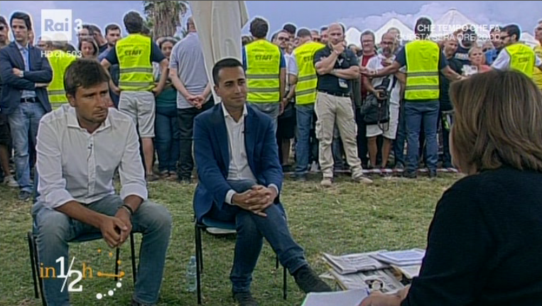 In mezz’ora, l’Annunziata dà lezioni di Politics dalla kermesse del M5S