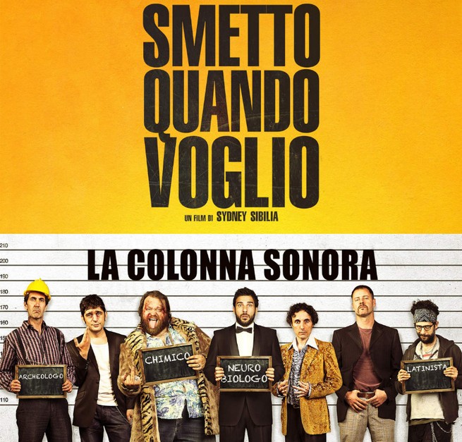 Smetto quando voglio: la colonna sonora del film proposto su TIMvision