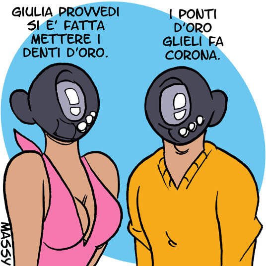 L’oro in bocca