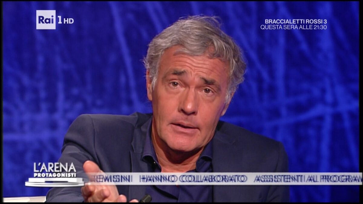 Domenica In, Giletti a Baudo: “Lui sforava e si lamenta di chi sfora, deve avere un attimo di calma”