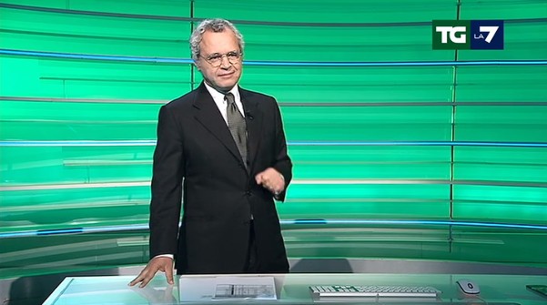 TgLa7, Enrico Mentana (di nuovo) senza voce: “Non penso che ce la faccio” (VIDEO)