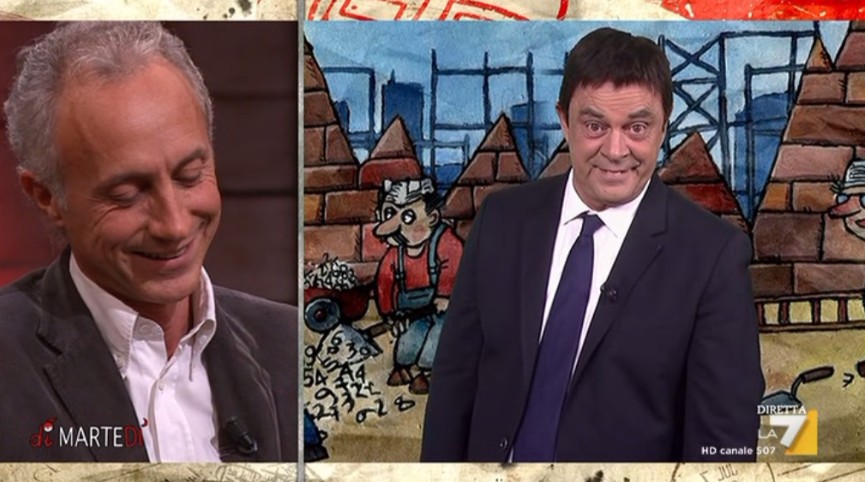 Maurizio Crozza a DiMartedì del 25 ottobre 2016 (VIDEO)