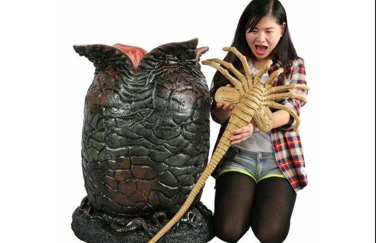 Alien gadget: repliche Uova di Xenomorfo e Facehugger