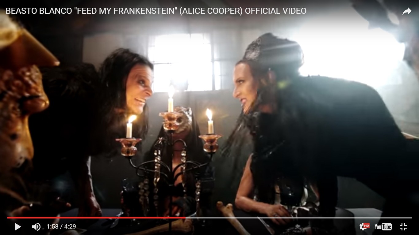 Beasto Blanco: ascolta la cover di “Feed My Frankenstein” di Alice Cooper