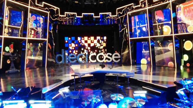 Dieci Cose, conferenza stampa con Flavio Insinna e Federico Russo