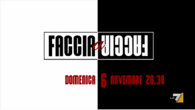 La 7, Faccia a Faccia di Minoli da domenica 6 novembre alle 20.30