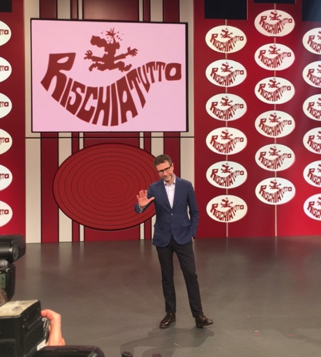 Rischiatutto, conferenza stampa in diretta