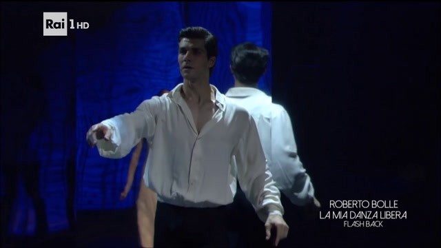 Roberto Bolle e Carla Fracci, passo a due