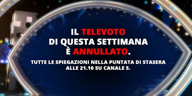 Grande Fratello Vip, terza puntata: televoto annullato. Clemente Russo espulso?