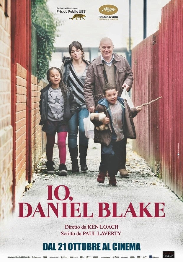Io, Daniel Blake: foto e locandina italiana del film di Ken Loach