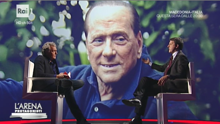 Matteo Renzi all’Arena (o a Tv Talk?): “Complimenti per Viva Mogol. Io ho avuto un buon ascolto  su La7”