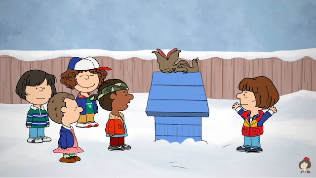 Stranger Things, la parodia di Natale con i personaggi in versione Peanuts (Video)