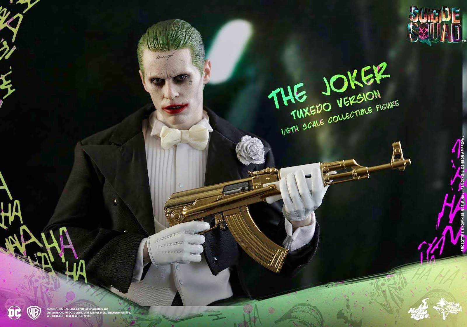 Suicide Squad: nuova action figure del Joker di Jared Leto versione “Smoking”