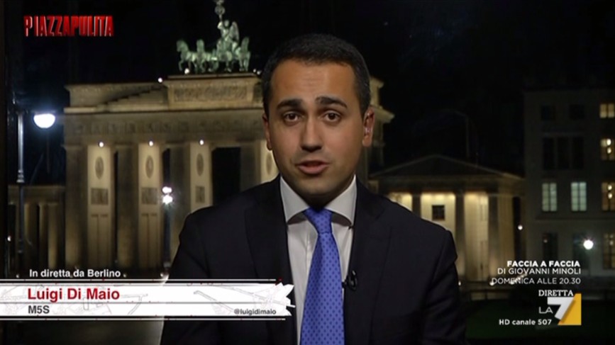 Di Maio: “Renzi diserta L’Arena perché ci sono io”. Il Premier venerdì ospite di Otto e mezzo