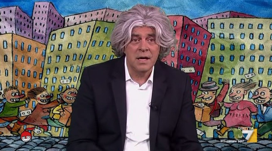 Maurizio Crozza a DiMartedì del 22 novembre 2016 (VIDEO)