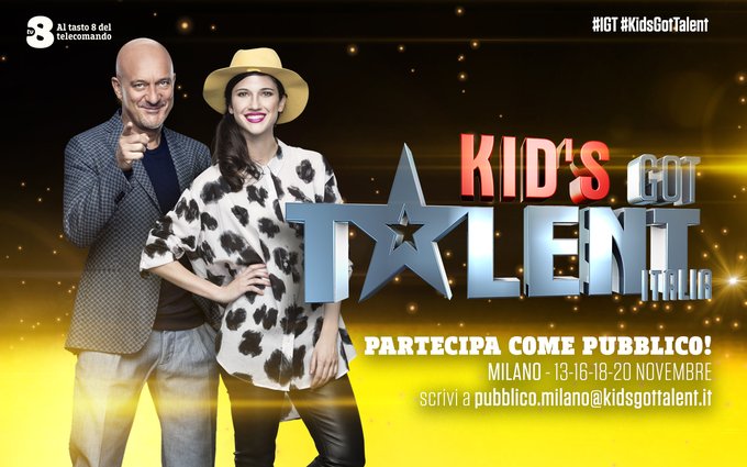 Kid’s Got Talent, Lodovica Comello con Claudio Bisio su Tv8. Produzione in corso