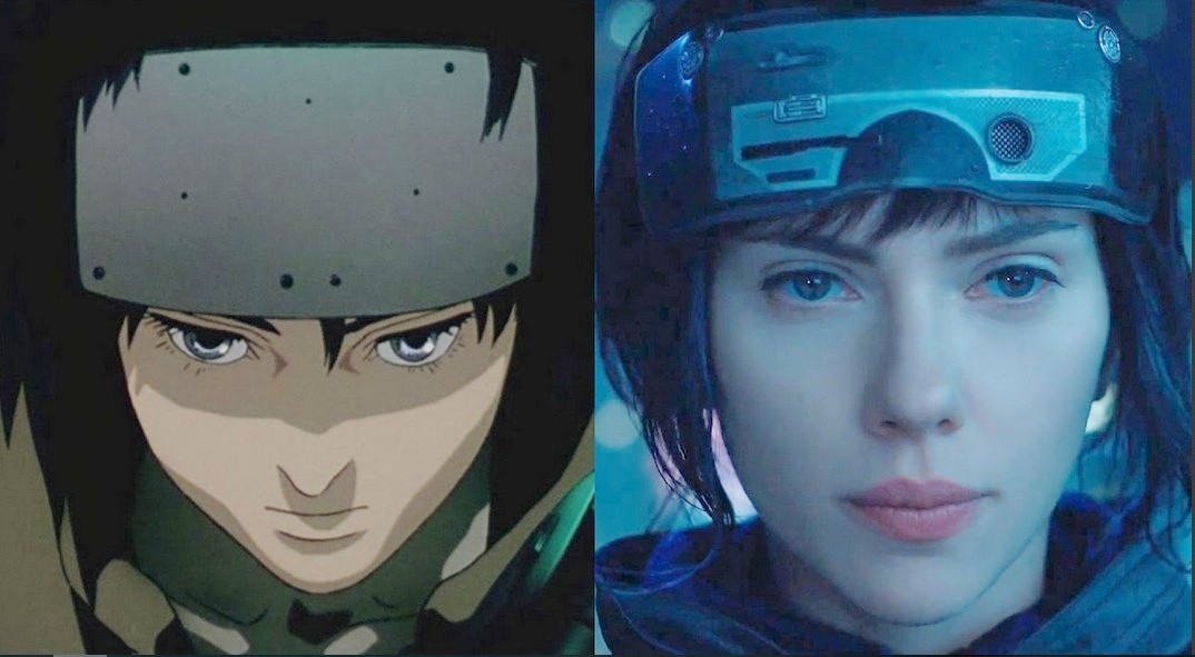 Ghost in the shell: trailer del live-action e dell’anime a confronto (video)