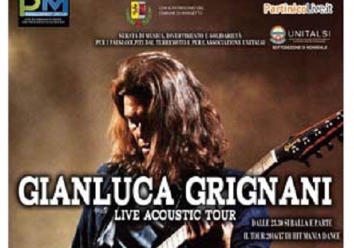 Gianluca Grignani, polemiche per il concerto: interruzioni e calcio a uno sgabello [video]