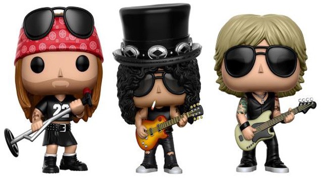 Guns N’Roses in formato Funko Pop: ecco le foto delle loro action figure