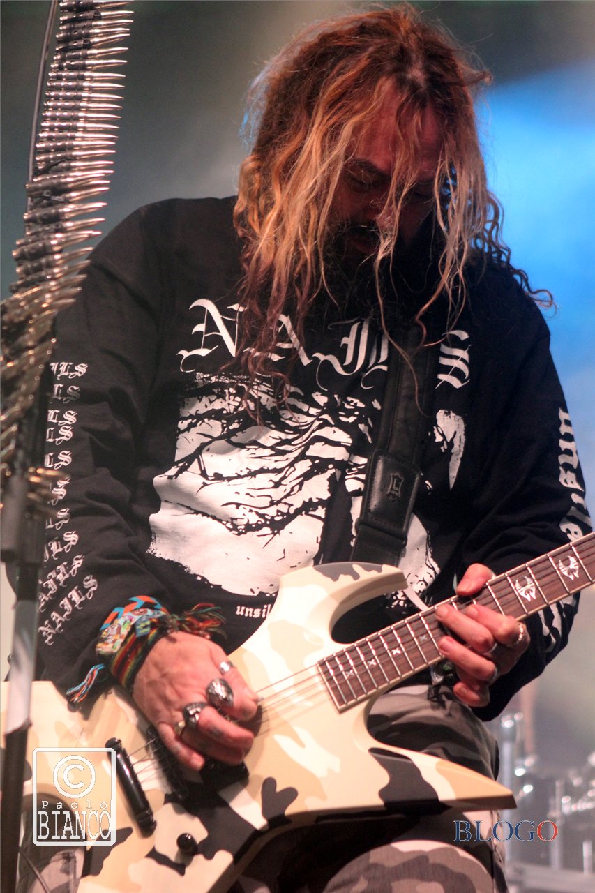 Max e Igor Cavalera foto concerto Return To Roots, Trezzo 2016 – by Paolo Bianco