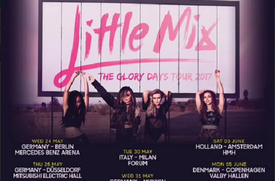 Little Mix, #GloryDaysTourItalia : concerto a Milano il 30 maggio 2017
