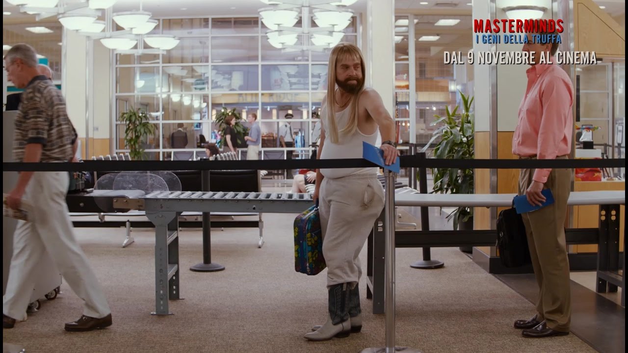 MASTERMINDS – I GENI DELLA TRUFFA – Controlli all’aeroporto – Clip dal film | HD