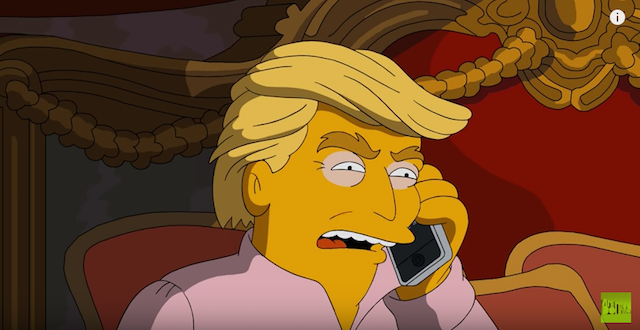 Usa 2016 – Donald Trump, Black Mirror ed I Simpson in un futuro tra paura sui social ed ironia (Video)