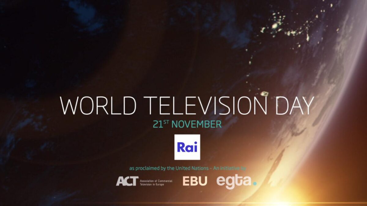 Giornata Mondiale della Tv, lo spot per i 20 anni e gli speciali Rai