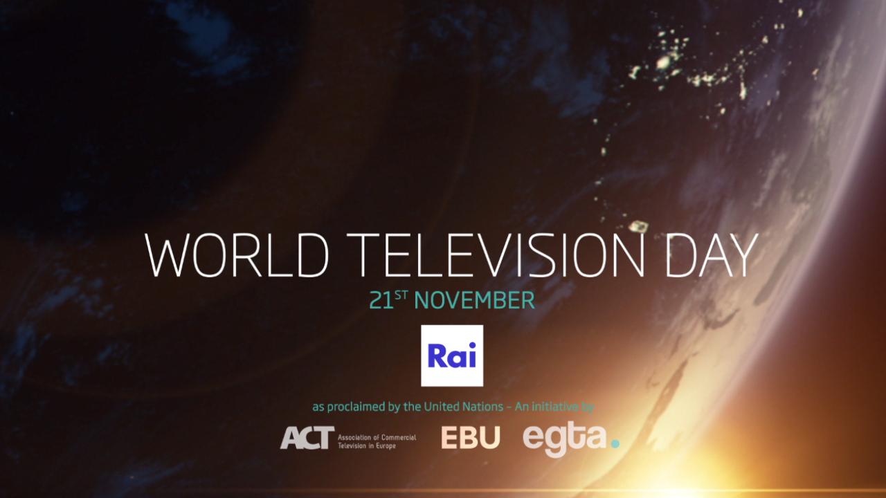 Giornata Mondiale della Tv, lo spot per i 20 anni e gli speciali Rai