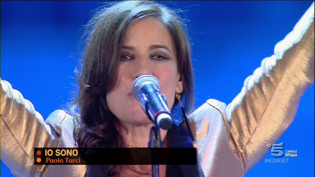 Paola Turci a Sanremo 2017: ha fatto parte della giuria del Roma Fiction Fest