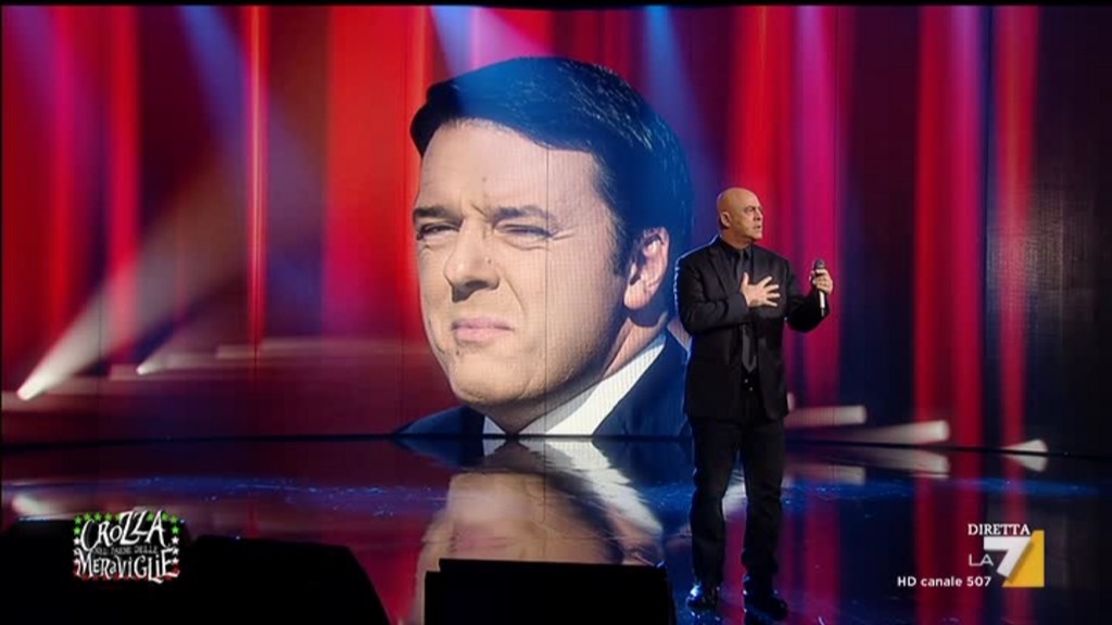 Crozza Nel Paese delle Meraviglie 9 dicembre 2016: tutte le imitazioni