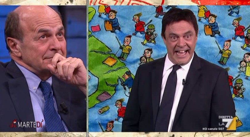 Maurizio Crozza a DiMartedì del 6 dicembre 2016 (VIDEO)