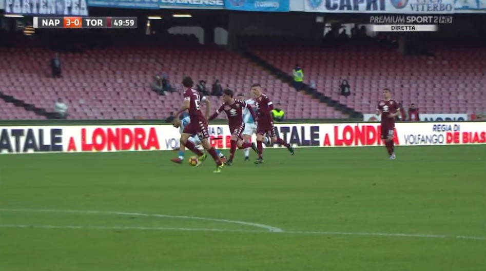 Napoli-Torino, problema tecnico regia: Sky e Premium si arrangiano per qualche minuto
