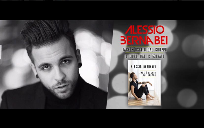 Alessio Bernabei, Jack è uscito dal gruppo: il libro dal 19 gennaio 2017