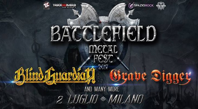 Battlefield Metal Festival: a Luglio a Milano con Blind Guardian e Grave Digger