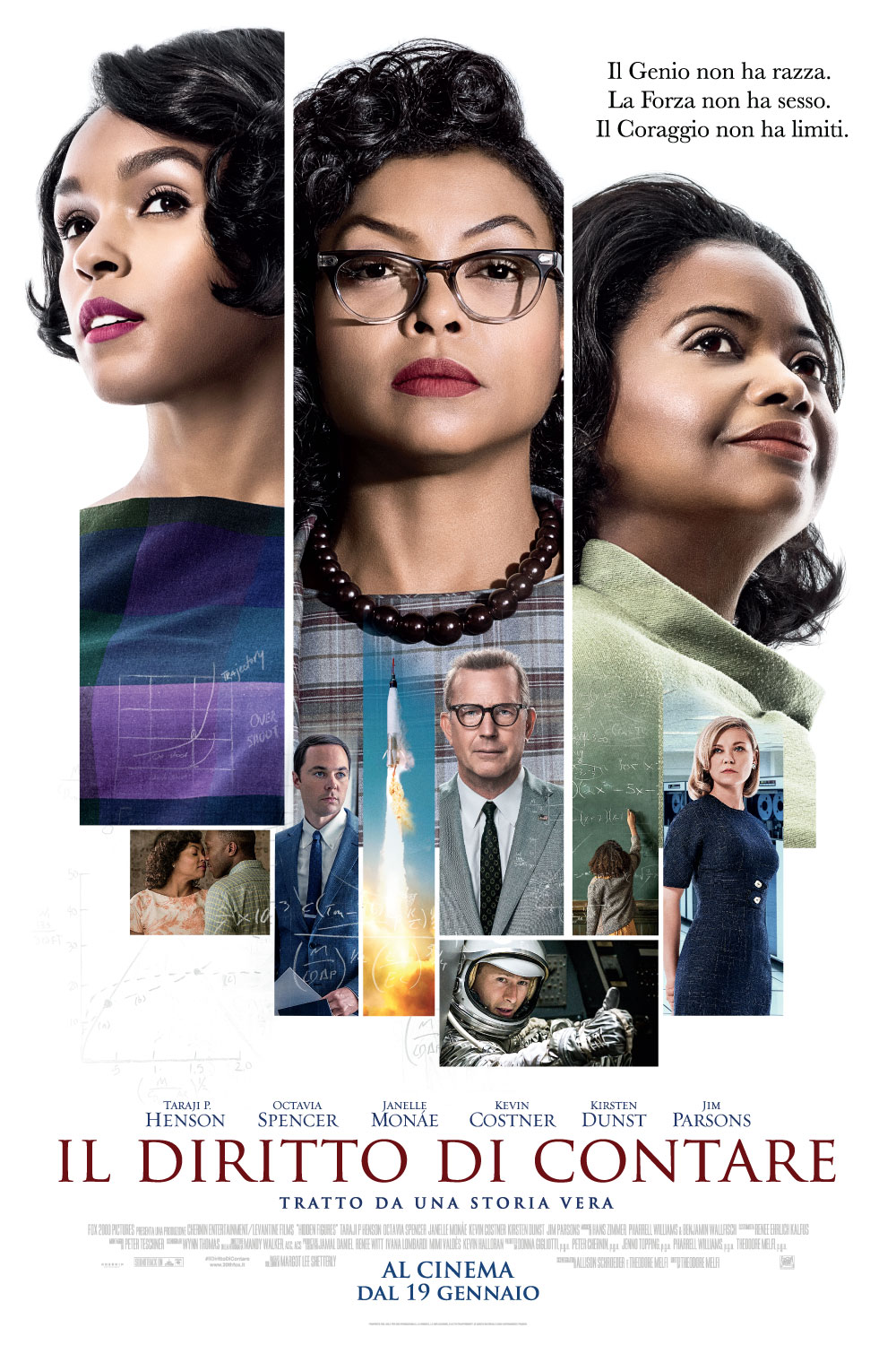 Il diritto di contare: nuove locandine del biopic con Octavia Spencer