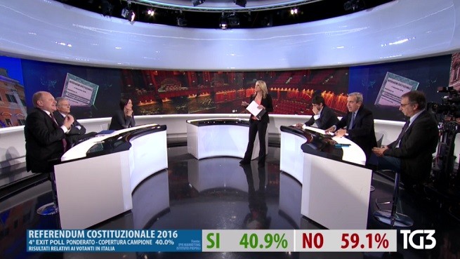 Speciale Tg3 – Referendum, lite tra Fabrizio Rondolino e Maurizio Gasparri (VIDEO)