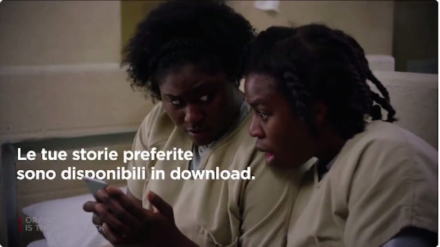 Netflix, via al servizio di download dei contenuti e visione offline
