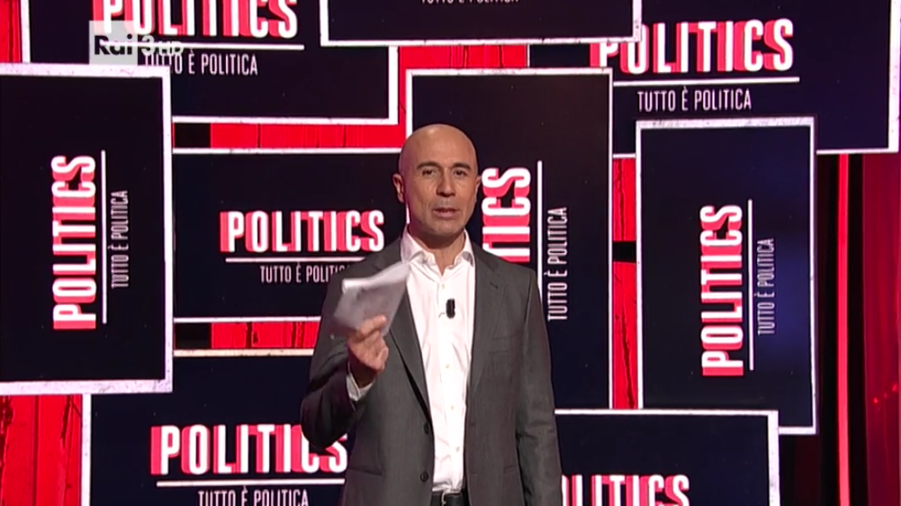 Politics, Semprini saluta il pubblico: “Ci vuole più coraggio per le rivoluzioni, ho ricevuto critiche vergognose”