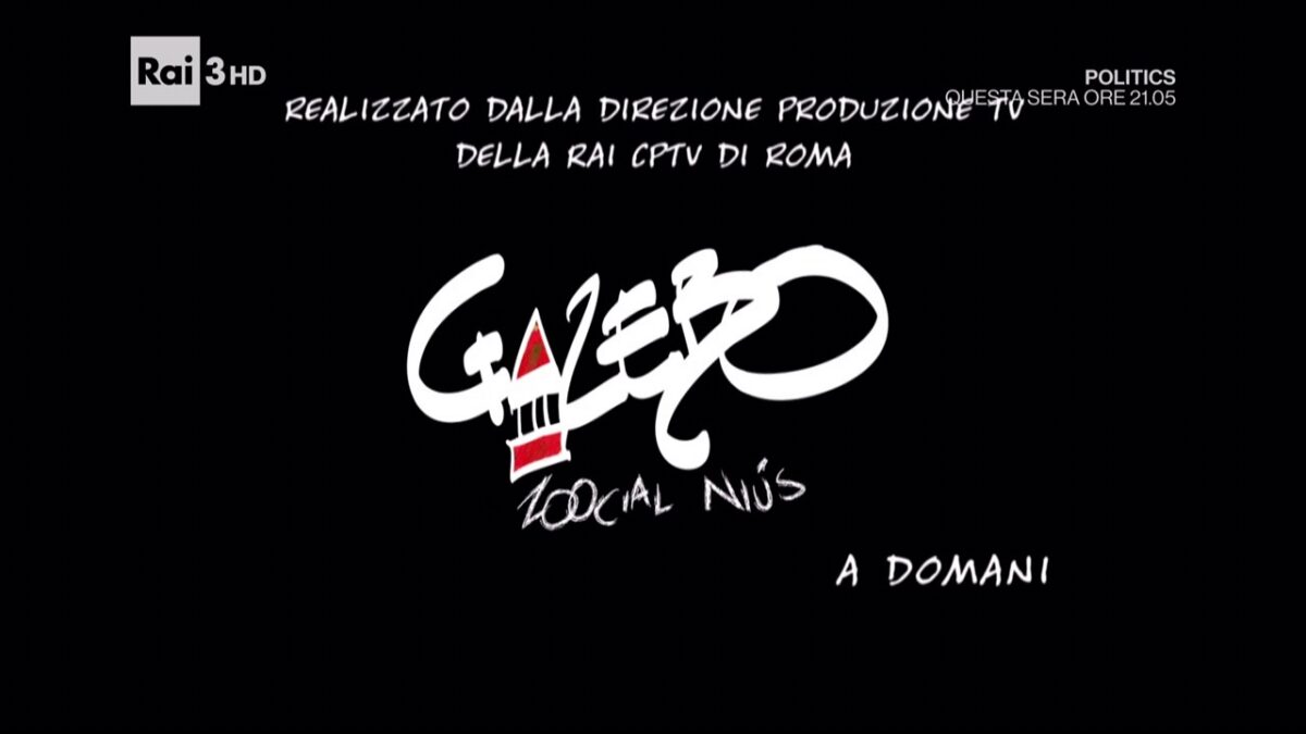Gazebo Social News cerca pubblico dal 9 gennaio. E torna da domenica 15 in seconda serata