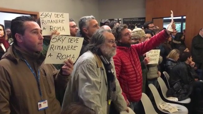 Sky Tg24, sciopero di quattro giorni per esuberi e trasferimento lavoratori da Roma a Milano