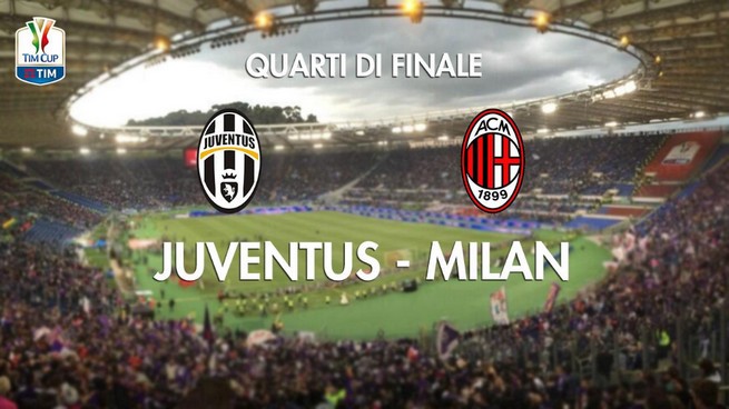 Coppa Italia in tv: Juventus-Milan in diretta su Rai1