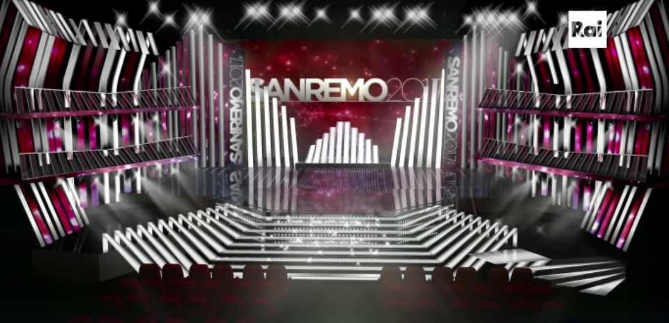 Sanremo 2017, la scenografia è di Riccardo Bocchini [foto]