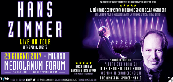 Hans Zimmer per la prima volta in concerto in Italia: info e prezzo biglietti