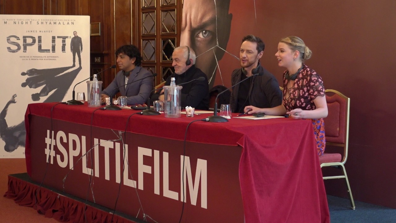 Split: conferenza stampa con M. Night Shyamalan, James McAvoy ed Anya Taylor-Joy