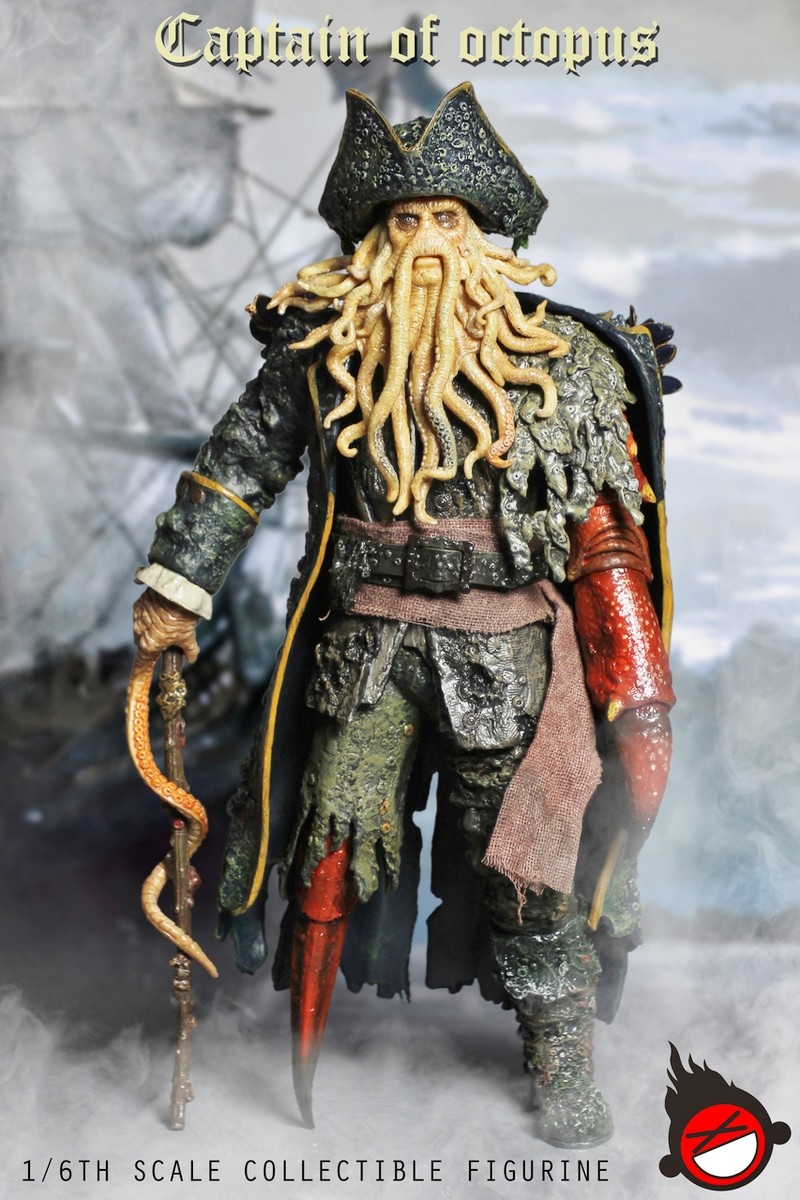 Pirati dei Caraibi: nuova action figure del Capitano Davy Jones
