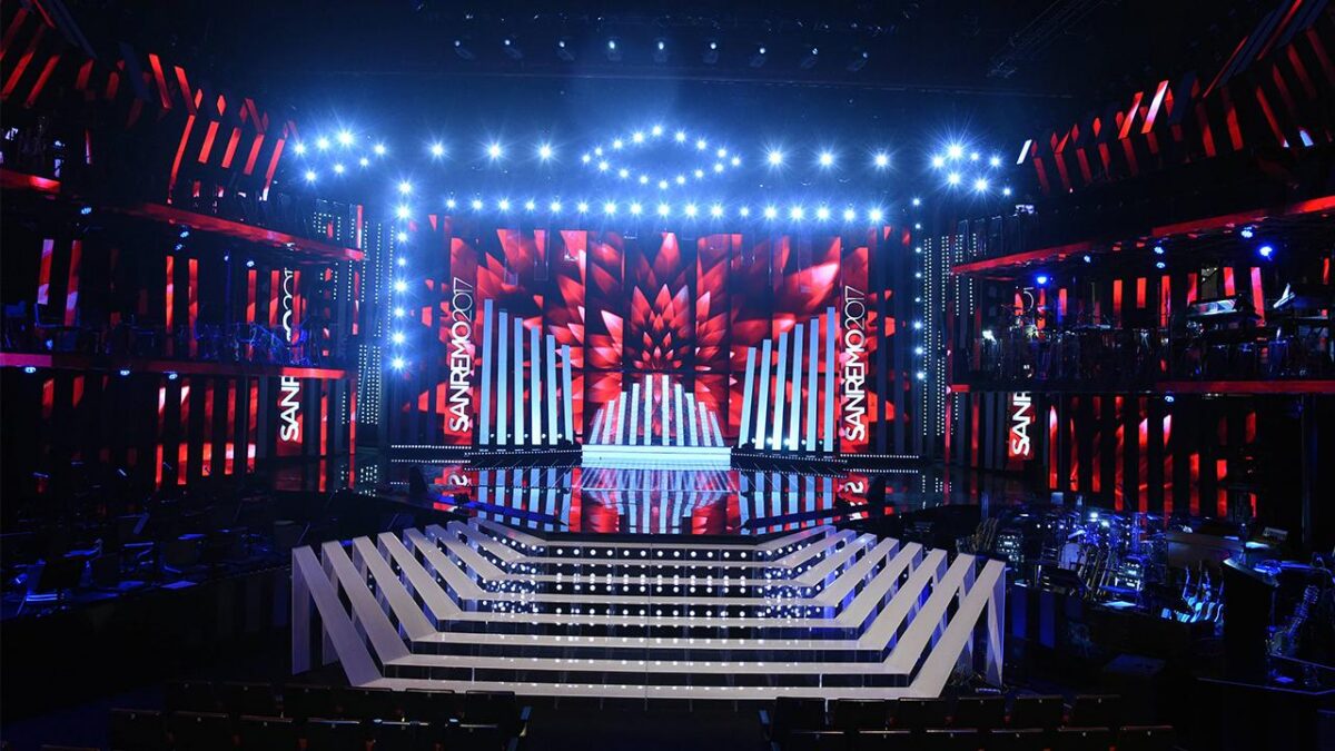 Sanremo 2017, la scenografia spiegata da Riccardo Bocchini [foto]