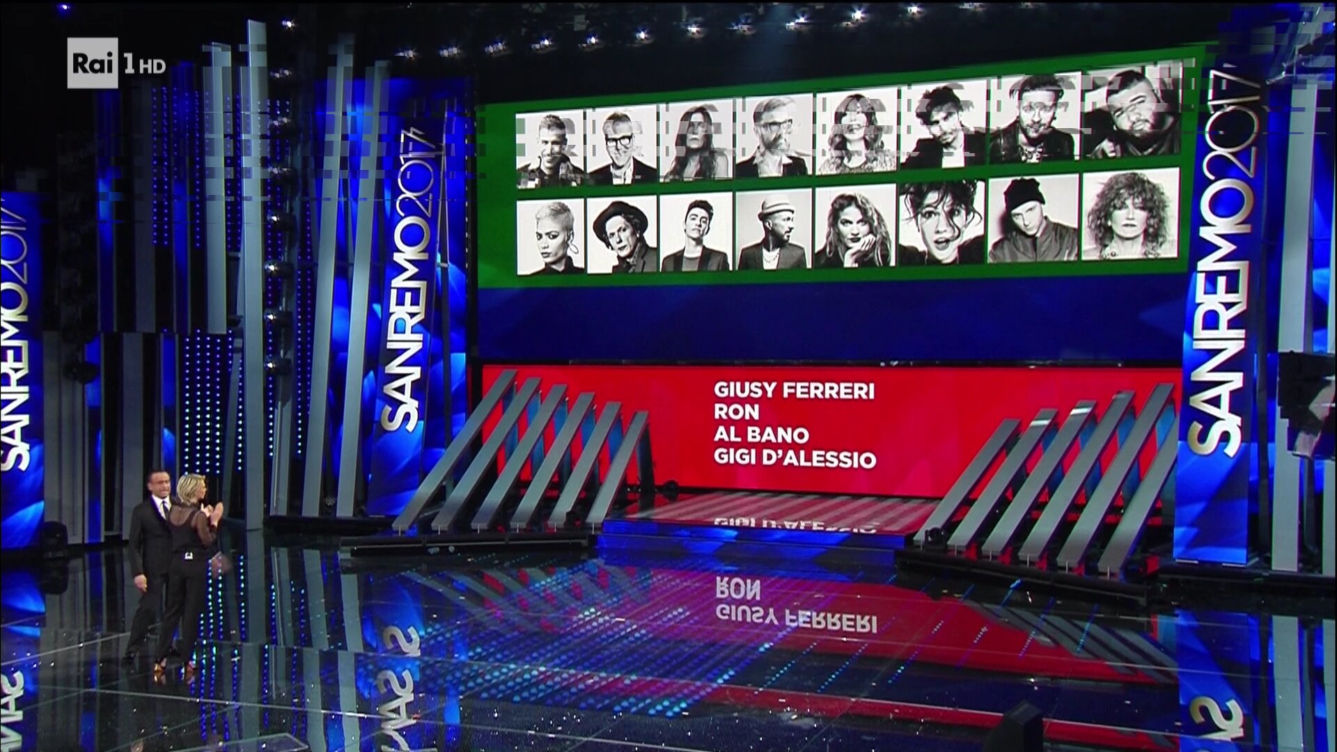 Sanremo 2017: eliminati Gigi D’Alessio, Ron, Al Bano, Giusy Ferreri alla quarta serata