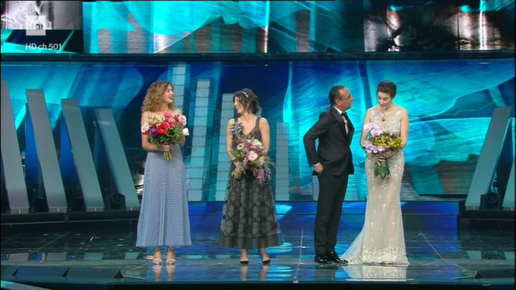 Alessandra Mastronardi, Diana Del Bufalo e Giusy Buscemi a Sanremo 2017 per C’era un volta Studio Uno