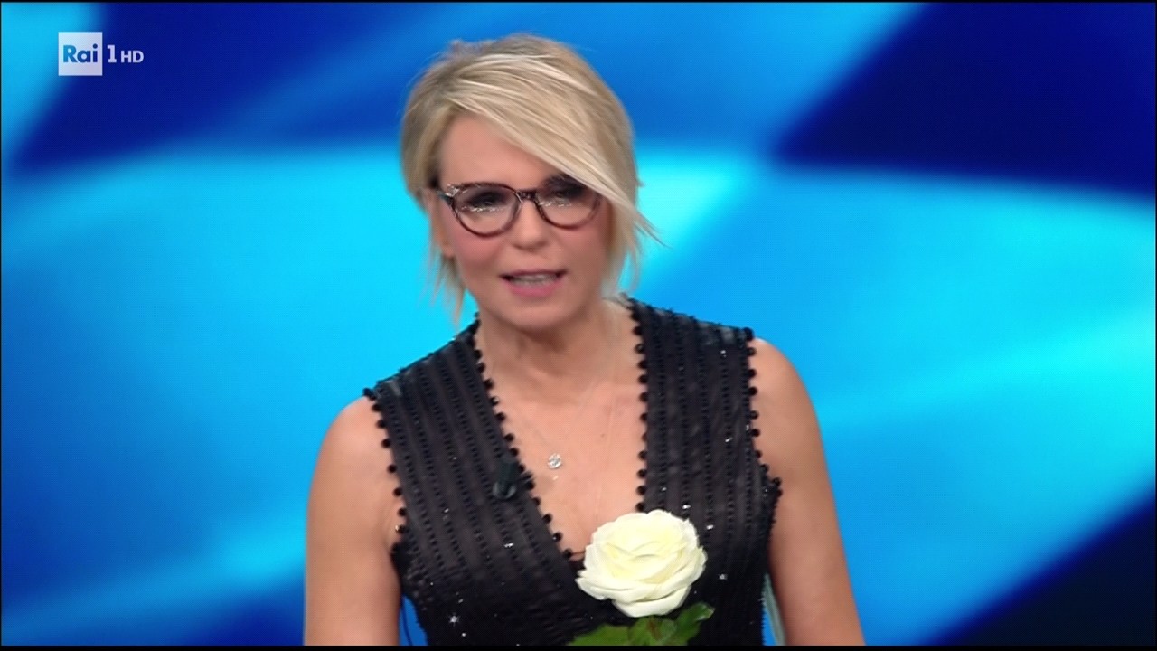 Maria De Filippi a Sanremo 2017 | Foto prima serata